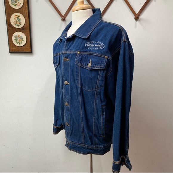 🍄 3/$30 Trump Marina Vintage Trucker Jacket - Picture 6 of 11